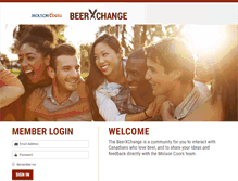 Tablet Screenshot of beerxchange.ca